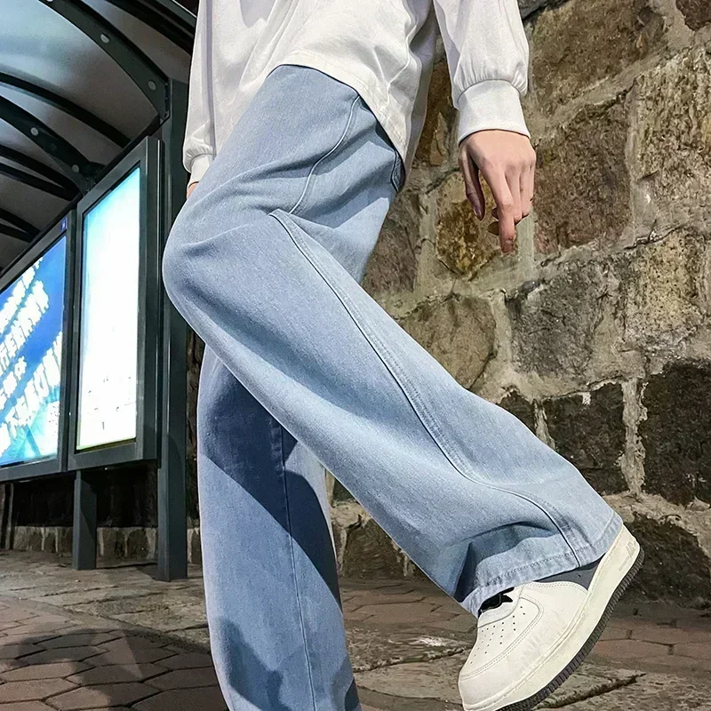 جينز رجالي فضفاض بأسلوب كوري ع - مراجعة Streetwear Brand Denim وسعره