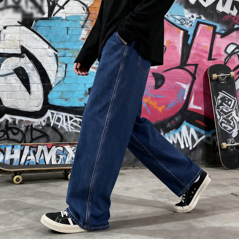 جديد 2025 جينز فضفاض للرجال عل - مراجعة Streetwear Brand Denim وسعره